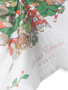 Coperta per neonati Atelier Choux Paris Matin De Noel bianco con lavorazione in rilievo - Rubino Kids