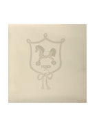 Coperta per neonati Fendi Kids beige con stampa Cavallino Fendi sul davanti - Rubino Kids