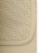Coperta per neonati Fendi Kids beige con stampa Cavallino Fendi sul davanti - Rubino Kids