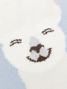 Coperta per neonato Gensami Kids azzurro con intarsio lama - Rubino Kids