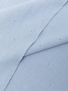 Coperta per neonato Paz Rodriguez blu con decorazione a pointelle - Rubino Kids