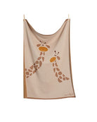 Coperta per neonato Tatanatura Ecomikro beige con giraffe - Rubino Kids