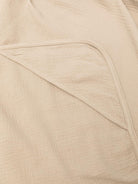 Coperta Plokie per neonati Donsje beige con ricamo orsetto - Rubino Kids