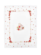 Coperte per neonati Monnalisa bianco con stampa a fiori - Rubino Kids