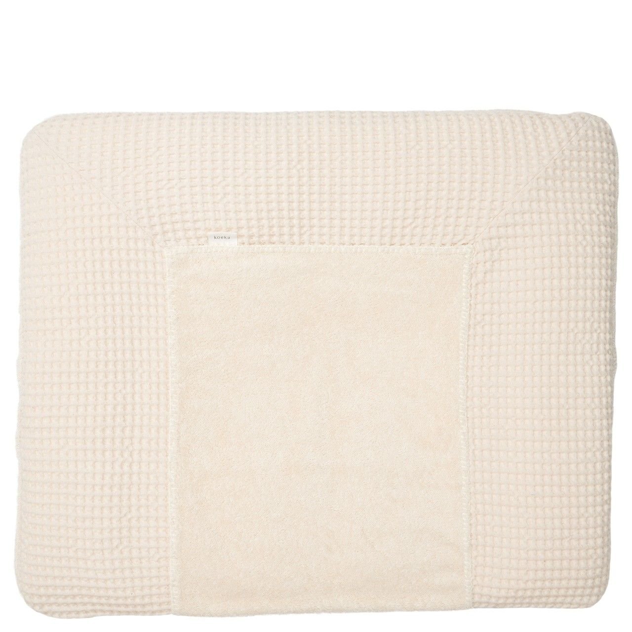 Copri fasciatoio Koeka Amsterdam Bonn naturale beige con tessuto a nido d'ape - Rubino Kids