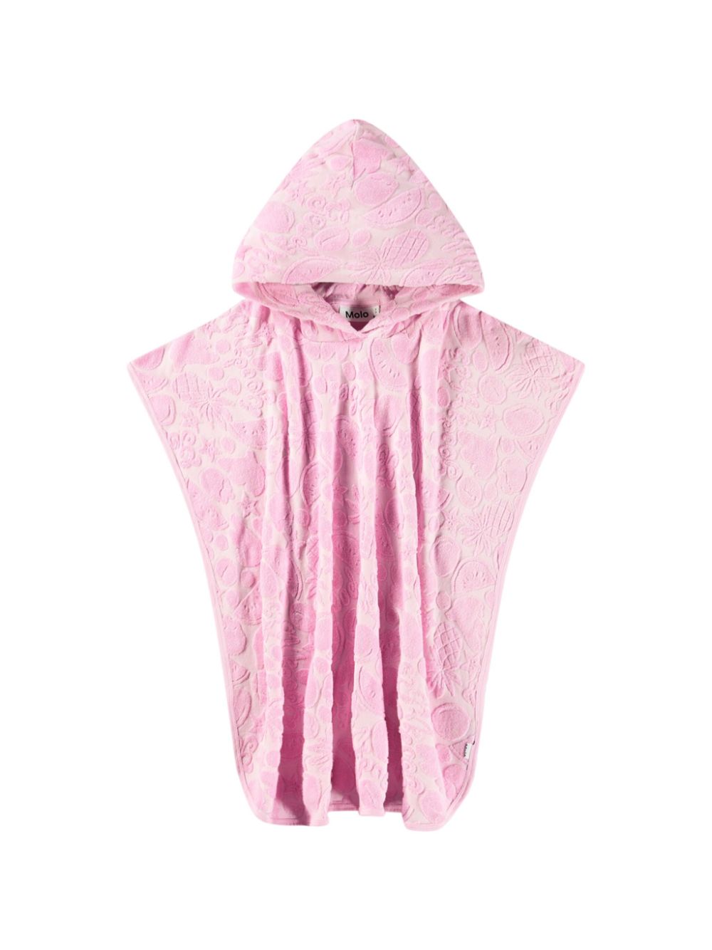 Copricostume per bambina Molo rosa con effetto jacquard - Rubino Kids