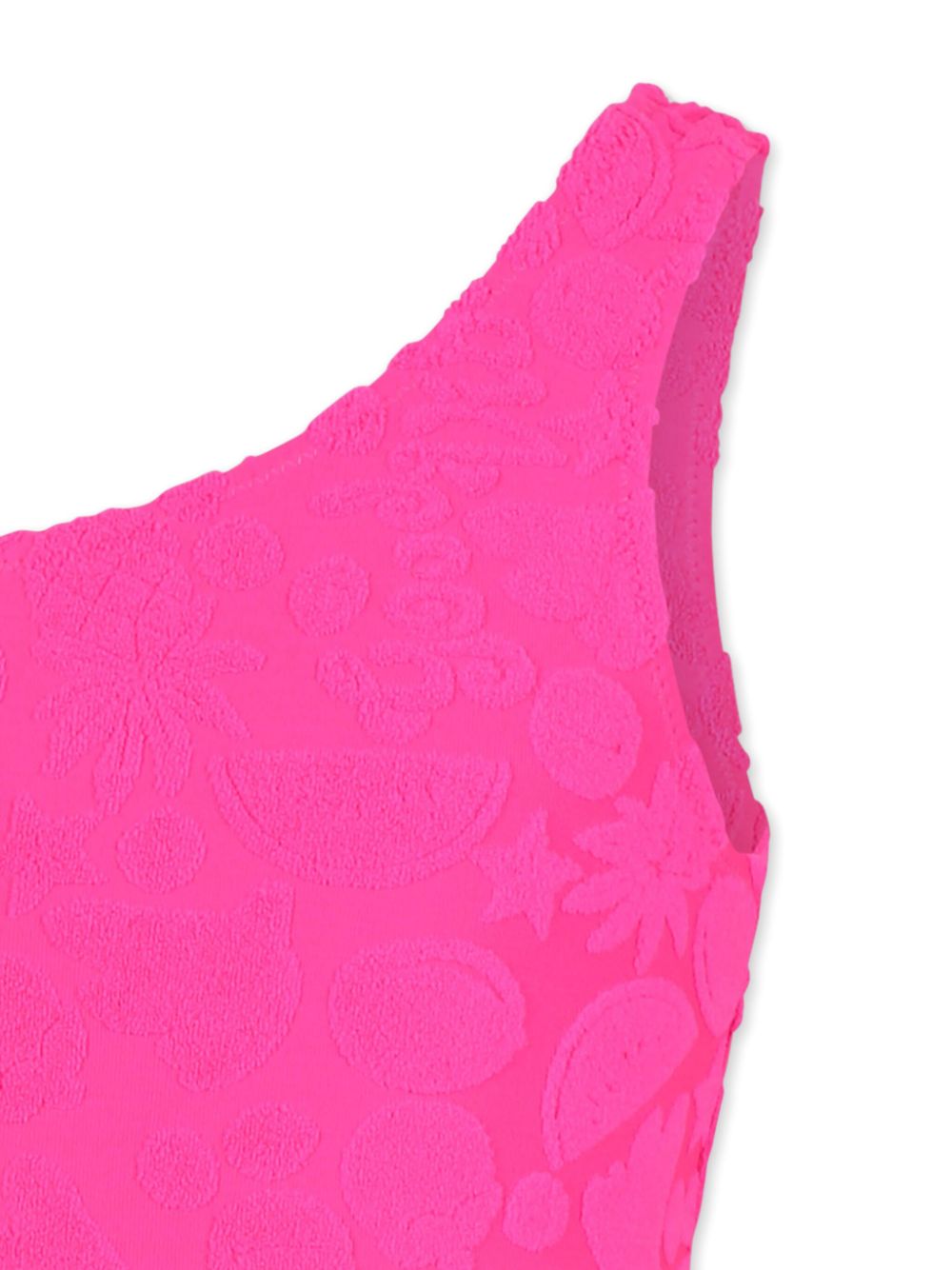 Costume da bagno per bambina Molo Nai fucsia intero monospalla - Rubino Kids