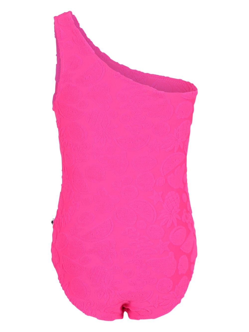 Costume da bagno per bambina Molo Nai fucsia intero monospalla - Rubino Kids