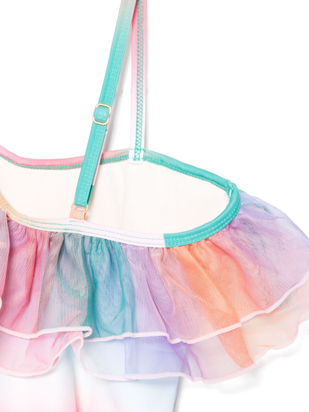 Costume da bagno per bambina Molo rosa con effetto sfumato - Rubino Kids