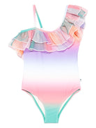 Costume da bagno per bambina Molo rosa con effetto sfumato - Rubino Kids