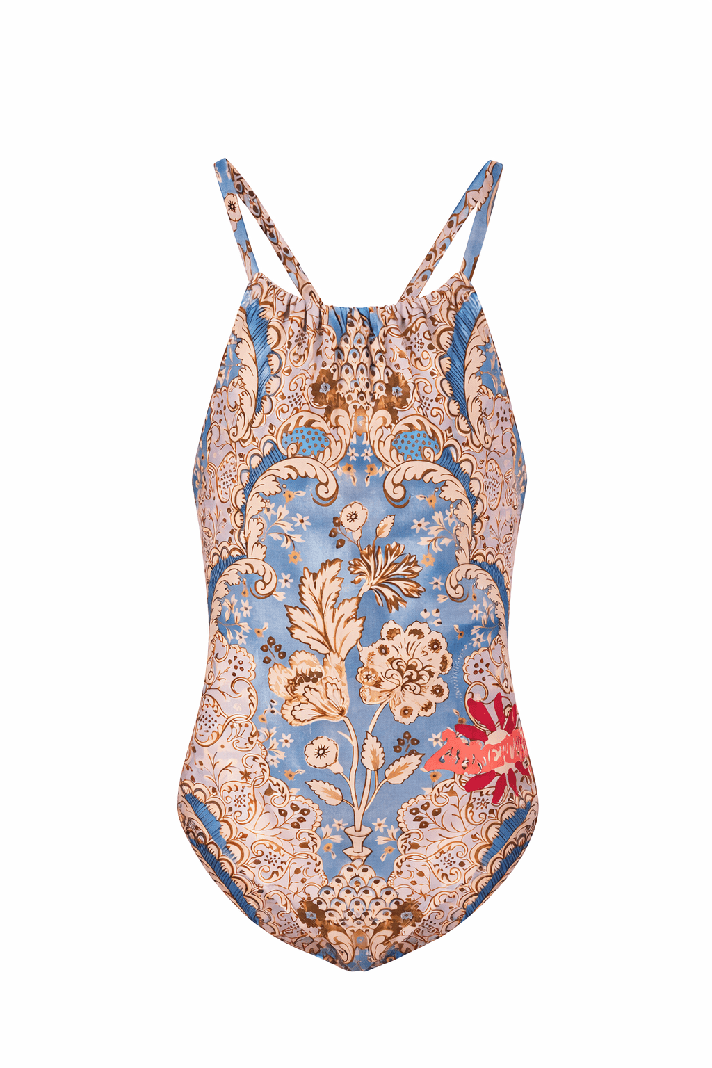 Costume Daylight per bambina Zimmermann Kids multicolore con scollo all'americana - Rubino Kids