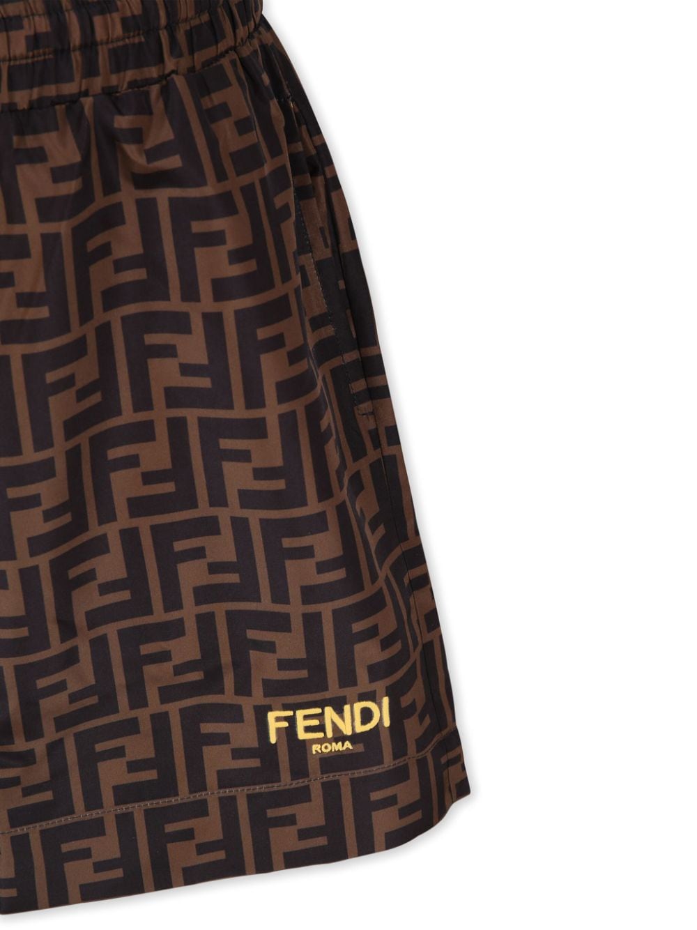 Costume Fendi con logo all - over - Rubino Kids