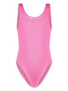 Costume intero Izza per bambina Paramidonna Kids rosa con scollo ampio - Rubino Kids