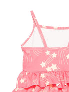 Costume intero per neonata Mini Rodini rosa con stampa a stelle all - over - Rubino Kids