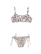 Costume per bambina Elisabetta Franchi la Mia Bambina animalier con nodo - Rubino Kids