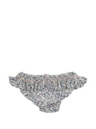 Costume per neonata Bonpoint blu con stampa floreale all - over - Rubino Kids