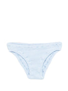 Costume per neonata MC2 Saint Barth Kids azzurro con dettaglio fiocco - Rubino Kids