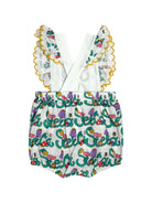 Costume per neonata Stella McCartney Kids bianco con stampa logo all - over - Rubino Kids
