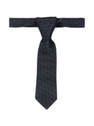 Cravatta per bambino Emporio Armani Kids blu con motivo aquila - Rubino Kids