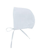 Cuffia per neonato Jesurum Baby azzurro con chiusura con laccetti - Rubino Kids