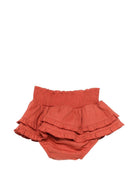 Culotte per neonata Donsje arancione con dettaglio arricciatura - Rubino Kids