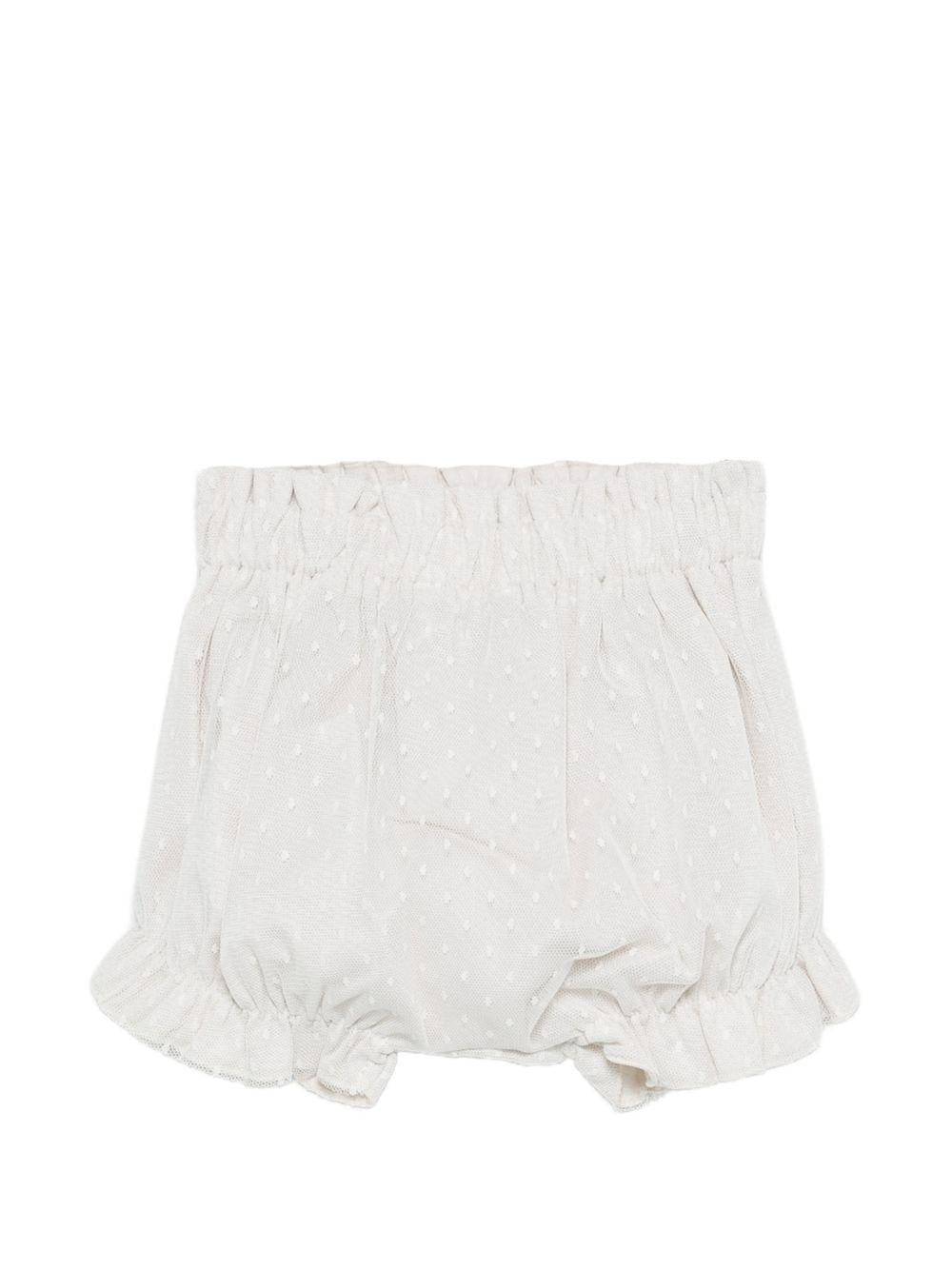 Culotte per neonati Paz Rodriguez beige motivo a pois - Rubino Kids