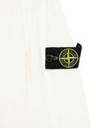 Felpa con applicazione Compass per bambino Stone Island Junior con girocollo - Rubino Kids