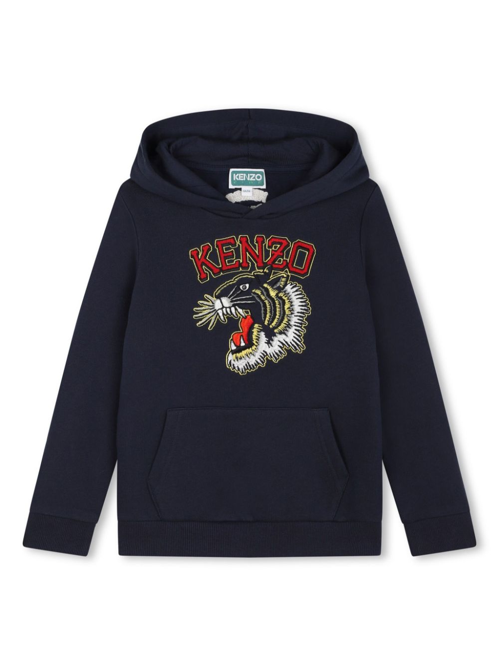 Felpa con cappuccio per bambino Kenzo Kids blu con maniche lunghe - Rubino Kids