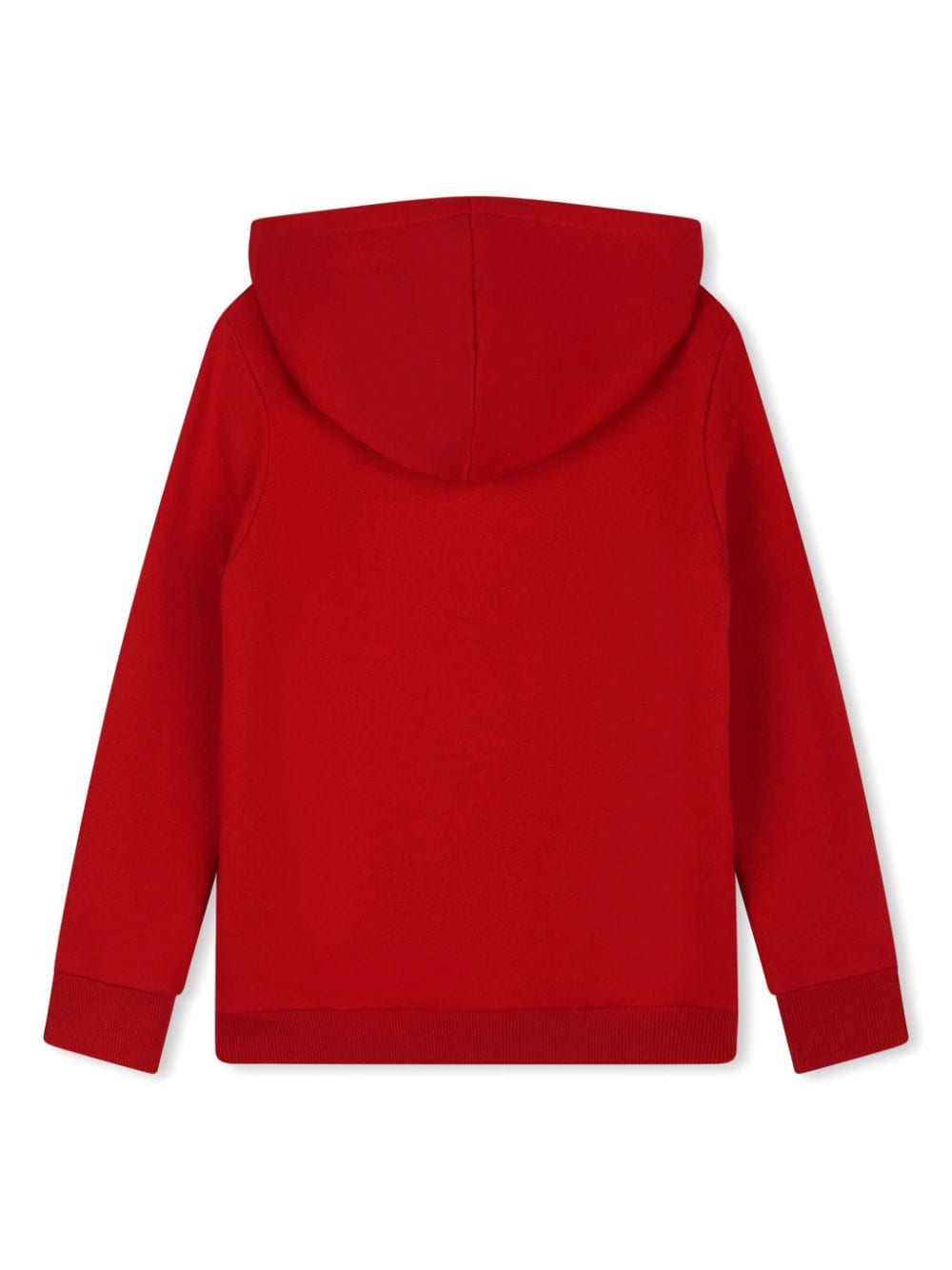 Felpa con cappuccio per bambino Kenzo Kids rosso con ricamo con logo frontale - Rubino Kids