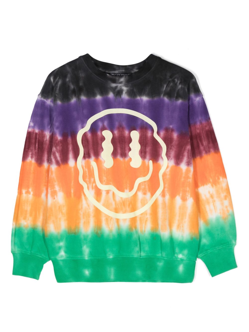 Felpa con fantasia tie dye Memphis Molo multicolor<BR/> - Rubino Kids