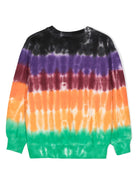 Felpa con fantasia tie dye Memphis Molo multicolor<BR/> - Rubino Kids