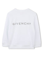 Felpa con motivo 4G per bambino Givenchy Kids bianco con girocollo - Rubino Kids