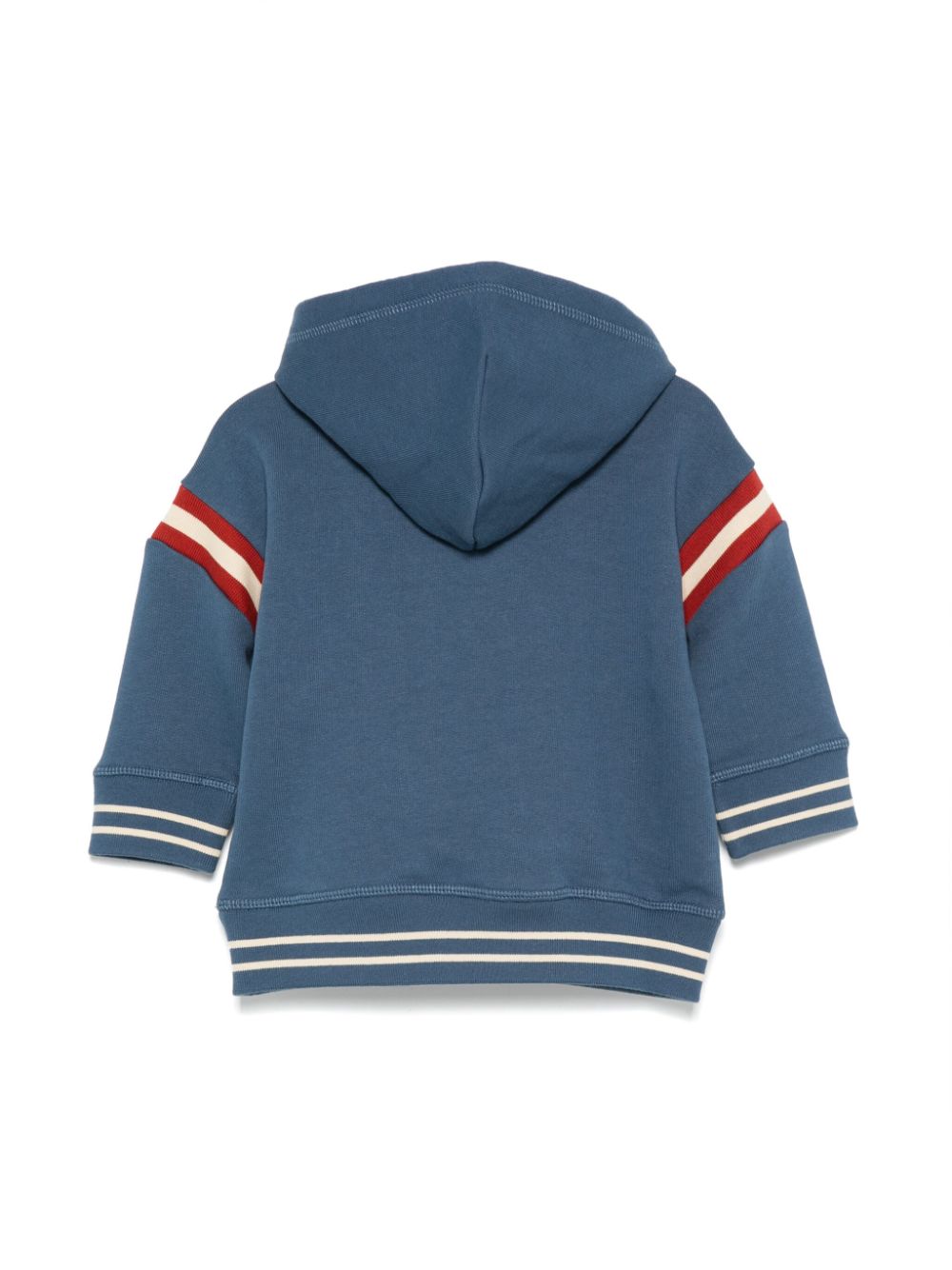 Felpa con ricamo per neonato Tommy Hilfiger Junior blu con cappuccio - Rubino Kids