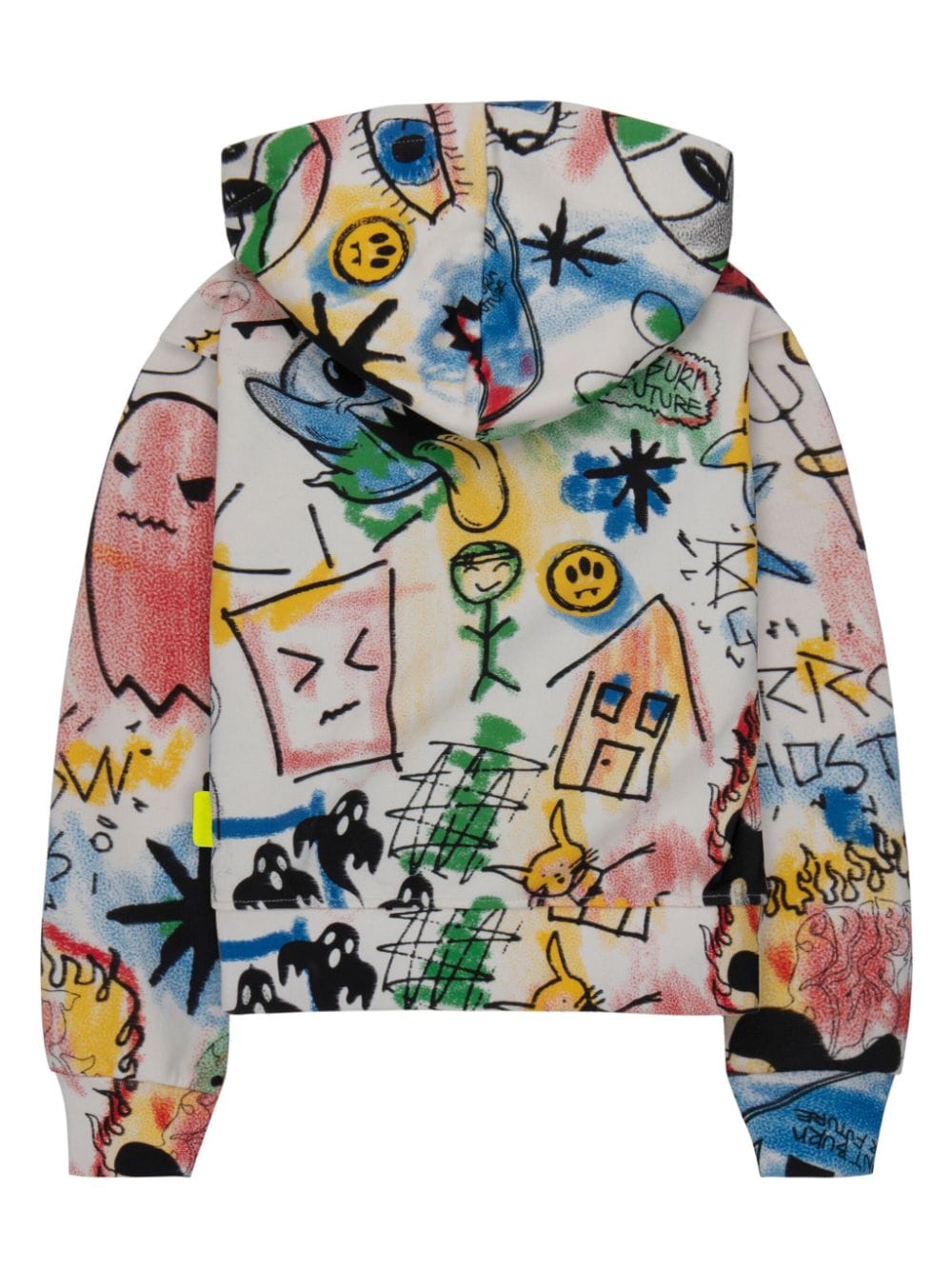 Felpa con stampa per bambino Barrow kids multicolor con cappuccio - Rubino Kids