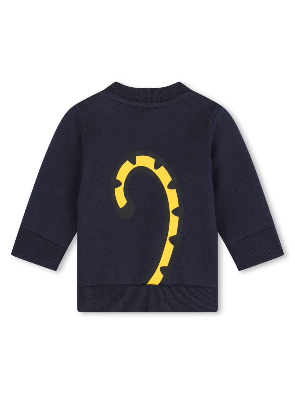 Felpa con stampa per neonato Kenzo Kids blu con scollo rotondo - Rubino Kids