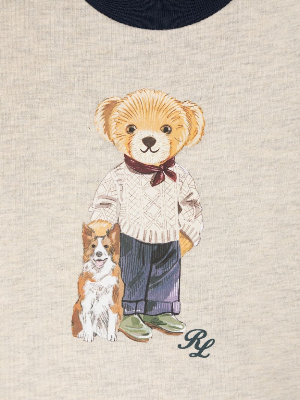 Felpa con stampa Polo Bear - Rubino Kids