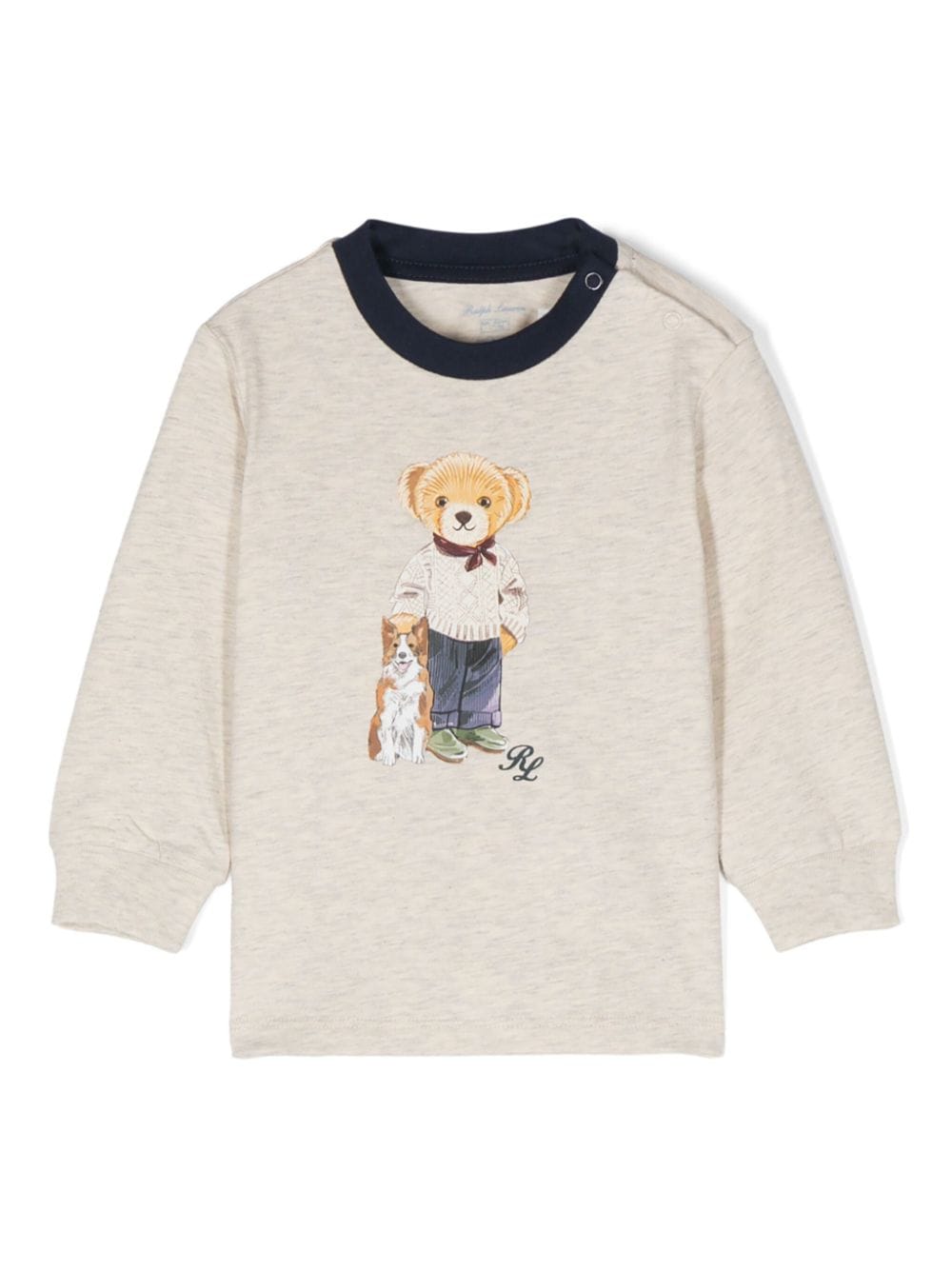 Felpa con stampa Polo Bear - Rubino Kids