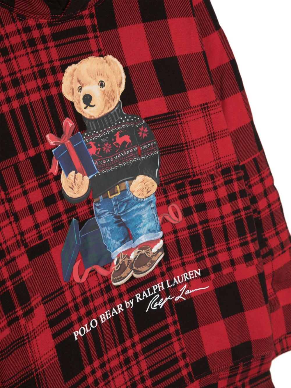 Felpa con stampa Polo Bear - Rubino Kids