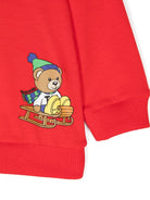 Felpa con stampa Teddy Bear - Rubino Kids