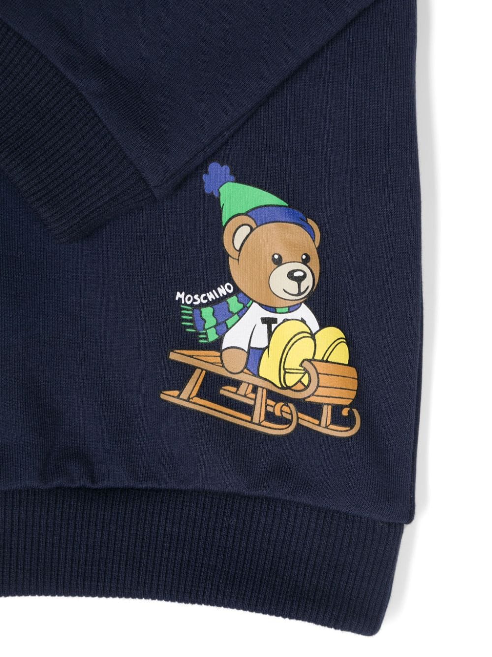 Felpa con stampa Teddy Bear - Rubino Kids