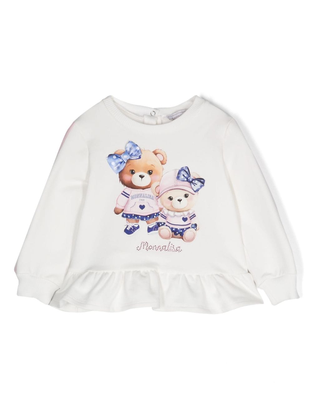 Felpa con stampa Teddy Bear - Rubino Kids