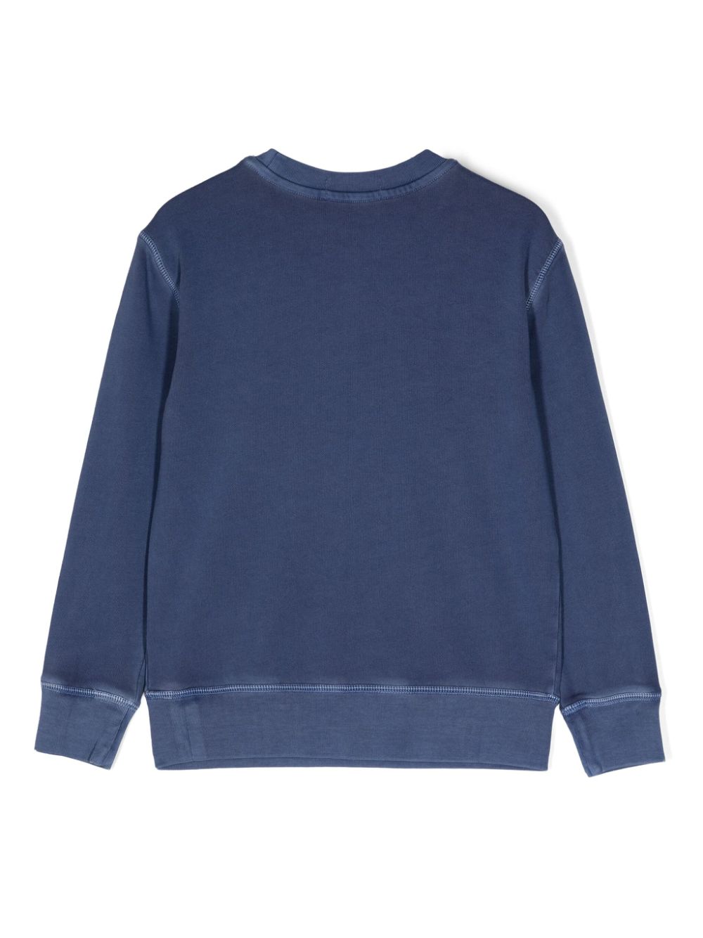 Felpa girocollo per bambino Ralph Lauren Kids blu con ricamo Polo Pony - Rubino Kids