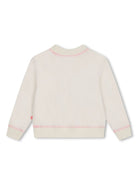 Felpa per bambina Billieblush bianco con paillettes sul davanti - Rubino Kids