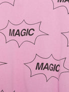 Felpa per bambina Bobo Choses rosa con stampa Magic - Rubino Kids