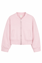 Felpa per bambina Givenchy Kids rosa con chiusura con cerniera - Rubino Kids