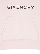 Felpa per bambina Givenchy Kids rosa con stampa logo sul davanti - Rubino Kids