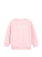 Felpa per bambina Givenchy Kids rosa con stampa tono su tono - Rubino Kids