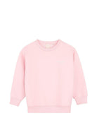 Felpa per bambina Givenchy Kids rosa con stampa tono su tono - Rubino Kids