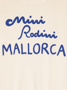 Felpa per bambina Mini Rodini bianca con stampa Mallorca - Rubino Kids