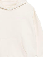 Felpa per bambina Palm Angels Kids bianca con cappuccio - Rubino Kids